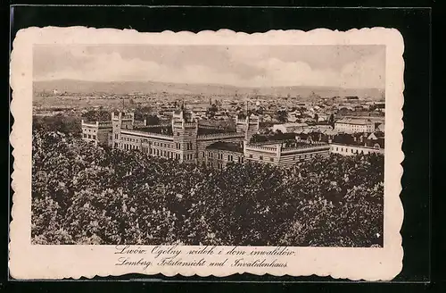 AK Lemberg, Totalansicht und Invalidenhaus