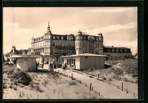 AK Zinnowitz /Usedom, Weg zum Strand