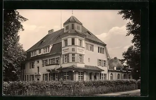 AK Templin, FDGB-Erholungsheim Aufbau