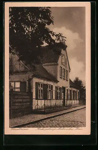 AK Wesselburen, Gasthof Kirchspielvogt Mohrsches Haus