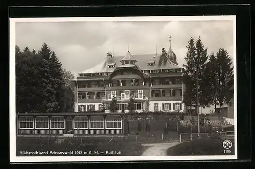 AK Höchenschwand /Schwarzw., Das Kurhaus