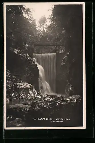 AK Dornbirn, Wasserfall im Rappenloch