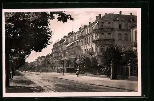 AK Bad Homburg v. d. Höhe, Untere Kaiser-Friedrich-Promenade