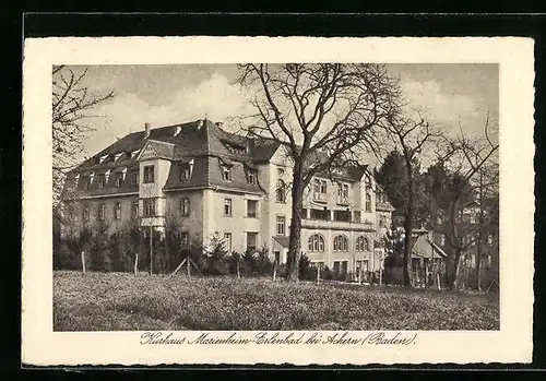 AK Achern, Kurhaus Marienheim-Erlenbad