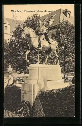 AK München-Neuhausen, Prinzregent Luitpold-Denkmal