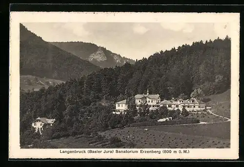 AK Langenbruck, Sanatorium Erzenberg