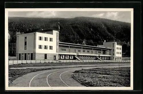 AK Bad Blankenburg /Thür. Wald, Gausportschule