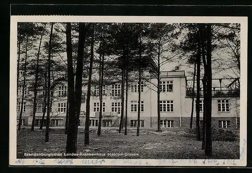 AK Mahlow-Glasow, Brandenburgisches Landeskrankenhaus