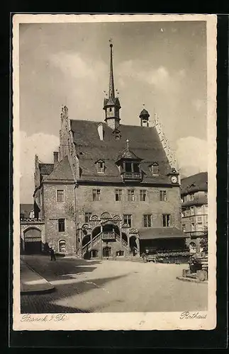 AK Pössneck / Thür., Rathaus