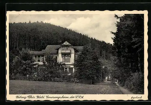 AK Tabarz / Thür. Wald, Genesungsheim der L. V. A.