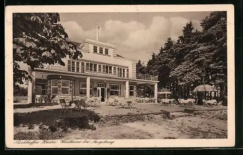 AK Augsburg, Parkcafe Heider Westheim