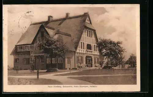 AK Grönwohld /Kreis Stormarn, Gasthaus Himberg