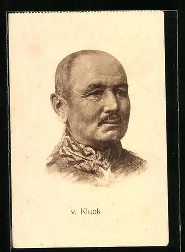 AK Heerführer von Kluck in Uniform