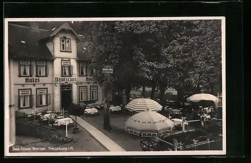 AK Treseburg i. H., Hotel Deutsches Haus von Louis Werner