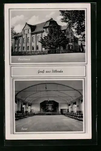 AK Billroda, Gasthaus mit Saal