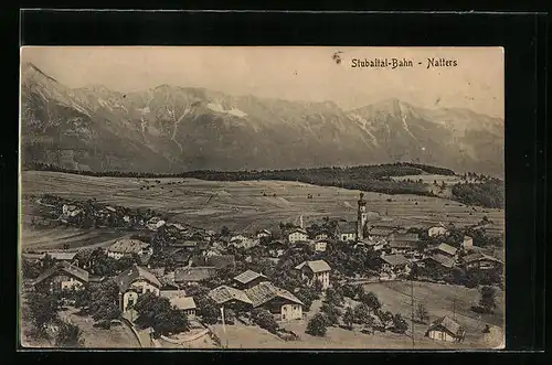 AK Natters, Stubaital-Bahn, Teilansicht