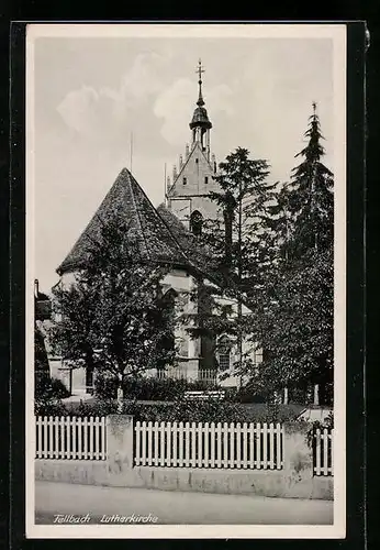 AK Fellbach, Ortspartie an der Lutherkirche