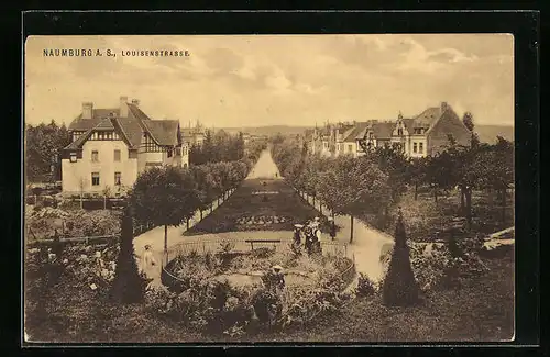 AK Naumburg a. S., Park an der Louisenstrasse