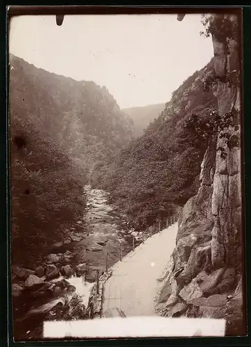 Fotografie Brück & Sohn Meissen, Ansicht Thale, Blick vom Kronentempel in das Tal