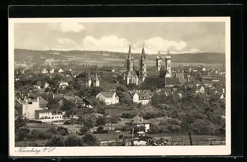 AK Naumburg a. S., Ortsansicht mit Kirchen