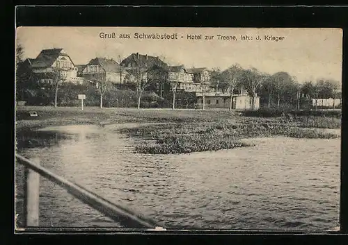 AK Schwabstedt, Hotel zur Treene, Inh. J. Krieger