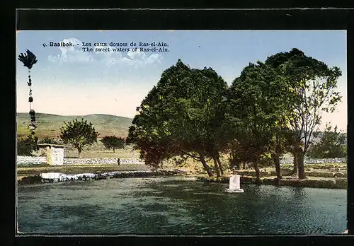 AK Baalbek, Les eaux douces de Ras-el-Ain