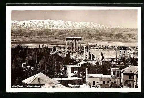 AK Baalbek, Panorama der Stadt