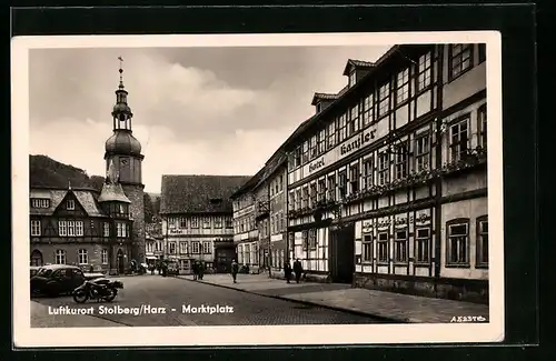 AK Stolberg /Harz, Marktplatz