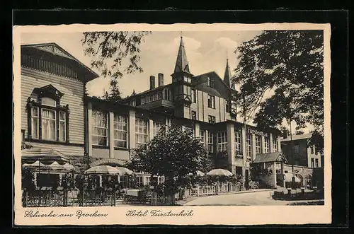 AK Schierke am Brocken, Hotel Fürstenhöh