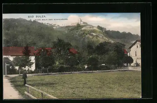 AK Bad Sulza, Blick nach der Sonnenburg