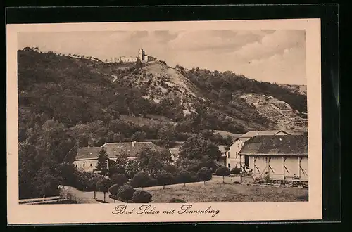 AK Bad Sulza, Teilansicht mit Sonnenburg