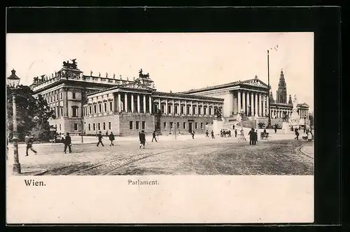 AK Wien, Blick zum Parlament