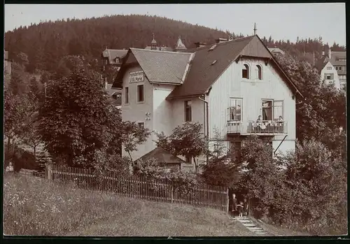 Fotografie Brück & Sohn Meissen, Ansicht Bärenfels, Fremdenheim Villa Marie