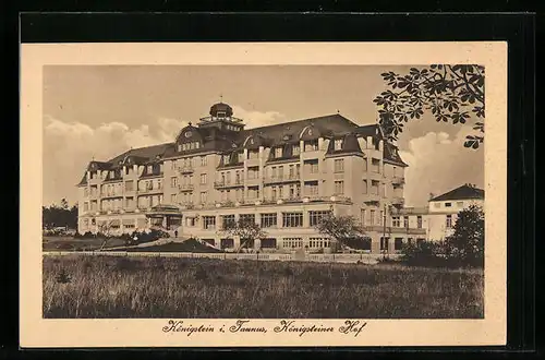 AK Königstein i. Taunus, Blick zum Königsteiner Hof