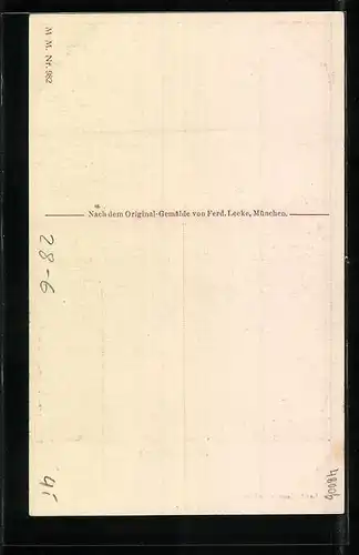 Künstler-AK Götterdämmerung von Wagner, Drei Jungfrauen baden im See, Nibelungen