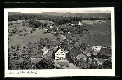 AK Lutzenberg bei Backnang, Teilansicht der Ortschaft