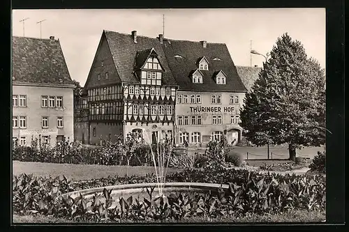 AK Frankenhausen /Kyffh., Hotel Thüringer Hof am Anger