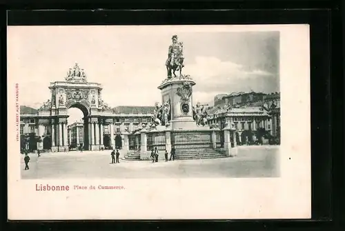 AK Lisbonne, Place du Commerce