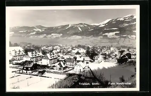 AK Trieben, Teilansicht im Schnee