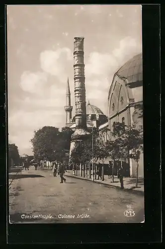 AK Constantinople, Colonne brulée