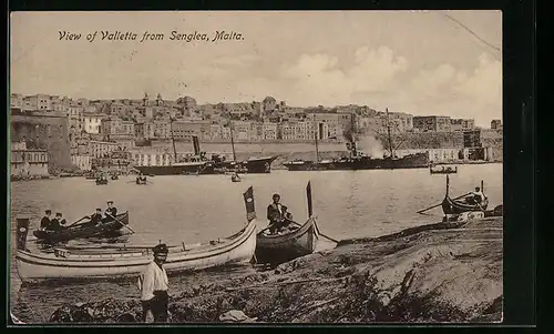 AK Valletta, View of Valletta from Senglea