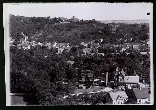 Fotografie Brück & Sohn Meissen, Ansicht Bad Sulza, Blick auf den Kurort mit Parkanlage