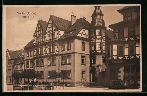 AK Vacha /Rhön, Ansicht Marktplatz