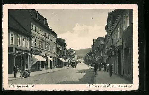 AK Heiligenstadt, Partie in der Unteren Wilhelmstrasse