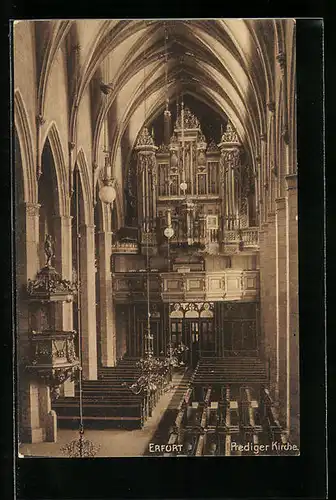 AK Erfurt, Inneres der Prediger Kirche