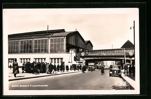 AK Berlin, Bahnhof Friedrichstrasse