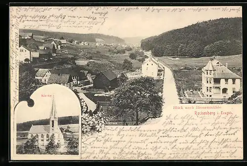 AK Rechenberg i. Erzgeb., Blick nach Bienenmühle