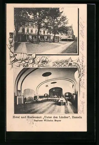 AK Hameln, Hotel und Restaurant Unter den Linden