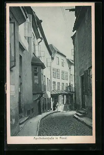 AK Reval, Blick die Apothekerstrasse hinunter