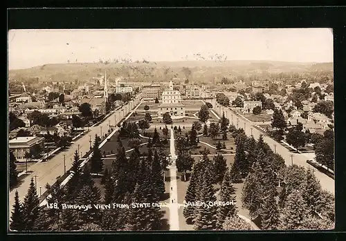 AK Salem, OR, Birdseye View from State Capitol